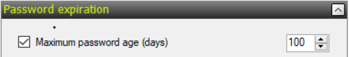 Specops Password Policy password expiration settings