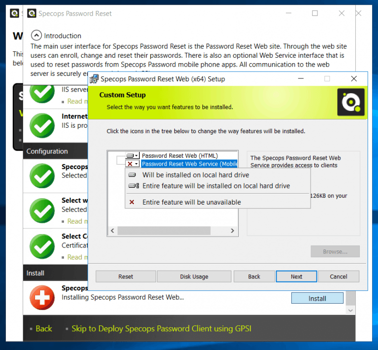 How to remove insecure TLS protocols on password reset system - Specops ...