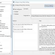 Group Policy Caching