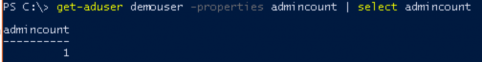 Admincount 1 Troubleshooting user account permissions - AdminSDHolder