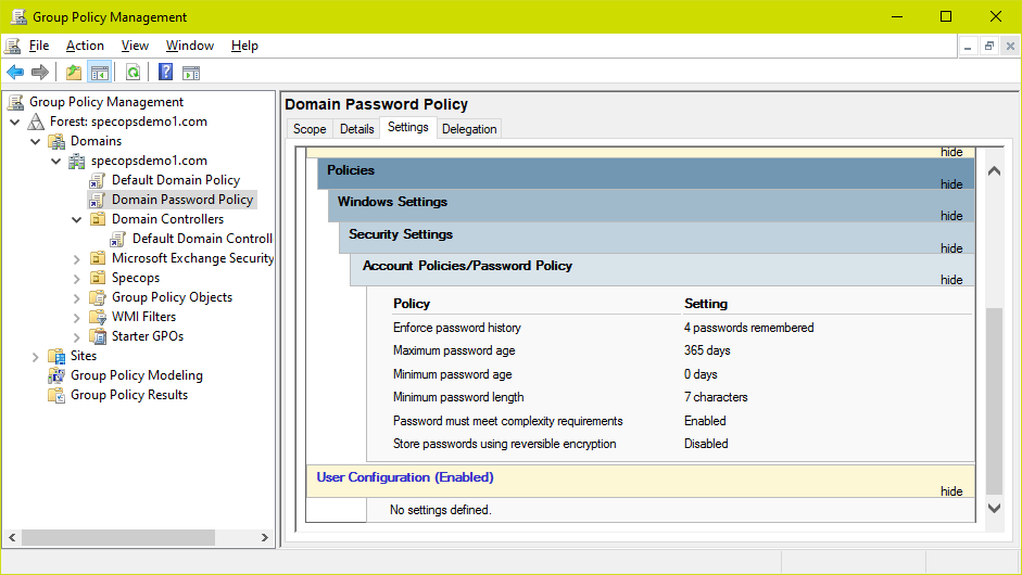 How To Check Password Requirements In Active Directory