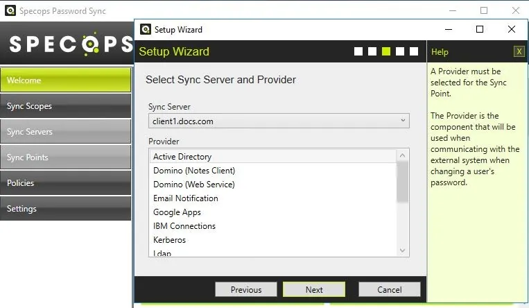 - Specops Password Sync