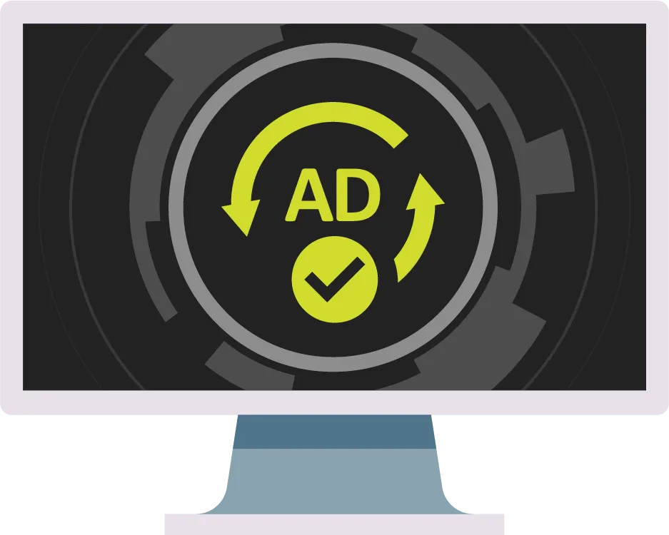 ad in a circle