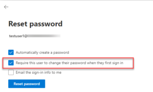 How to force password change at next login in Azure AD - Specops Software