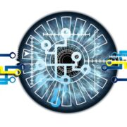 Blue eye with lines used as passkey