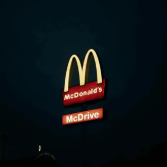 McDonald's McDrive sign