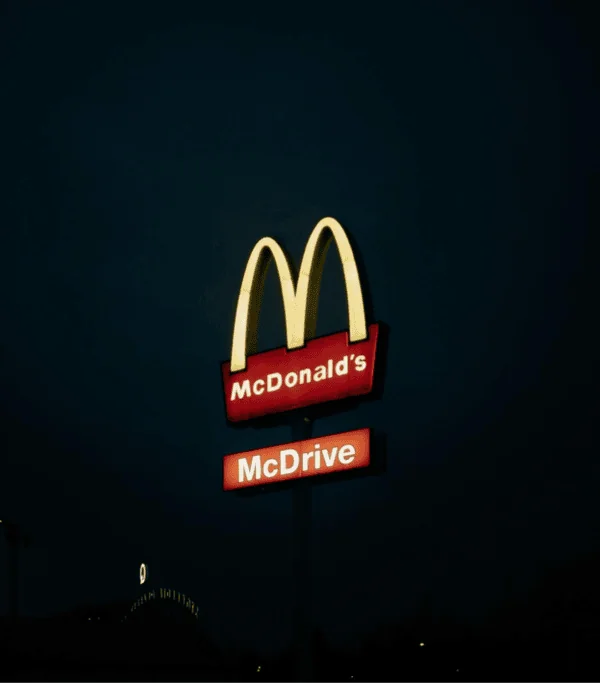 McDonald's McDrive sign