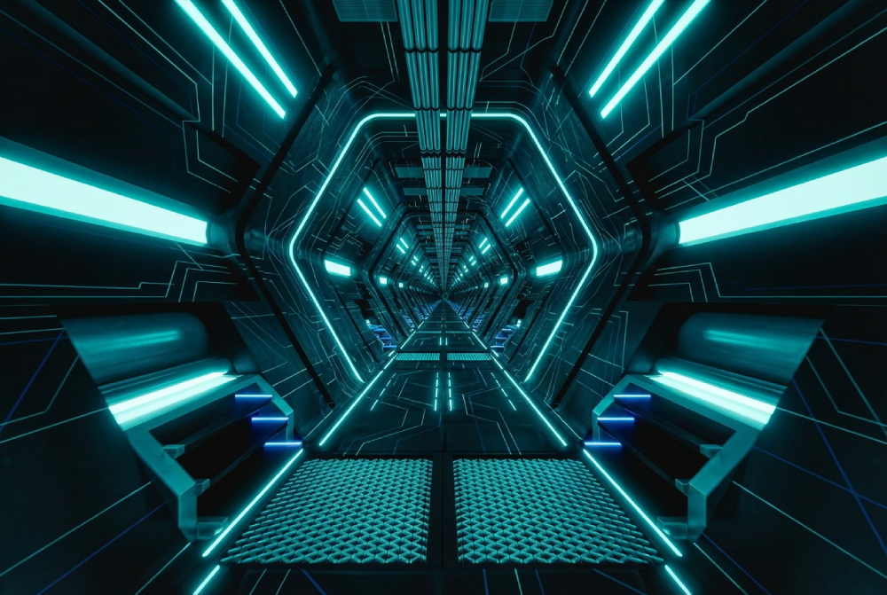 Futuristic passageway