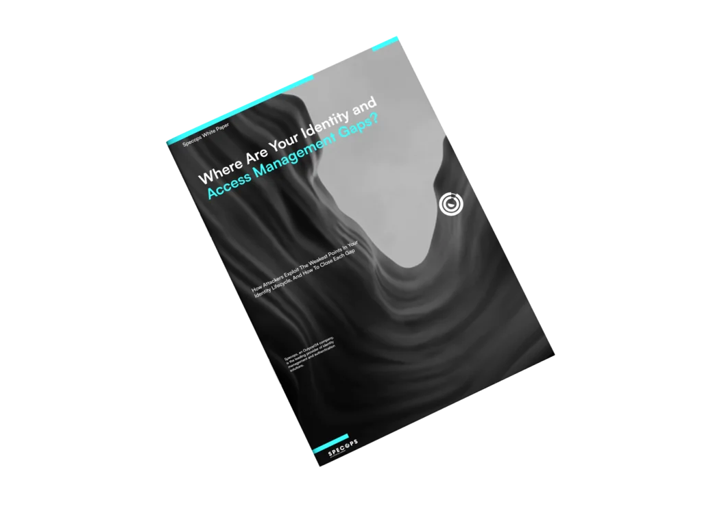 Identity and access management gaps whitepaper